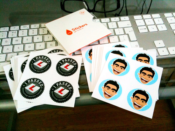 Moo stickers